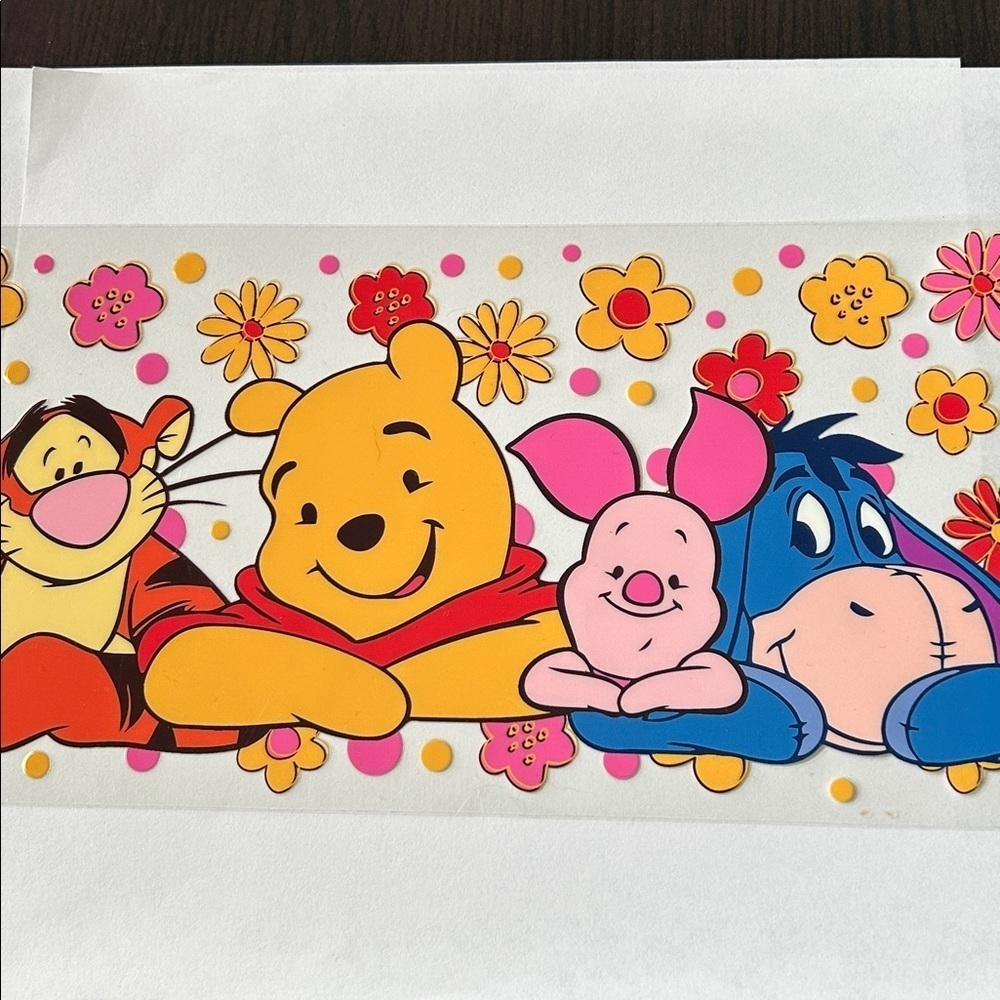 Pooh & Friends Cup Decal 160